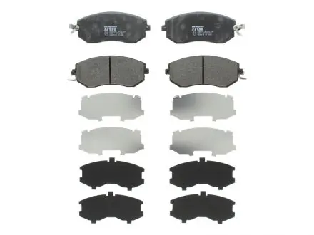 Тормозные колодки пер. Subaru Impreza 02-/Forester 02- (akebono) TRW GDB3519