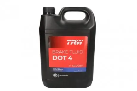 Жидкость тормозов. DOT4 5л (выр-во) TRW PFB405SE