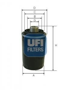 Масляний фiльтр UFI 23.597.00