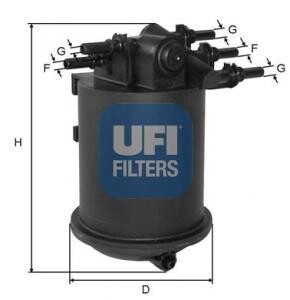 Топливный фильтр UFI 24.086.00