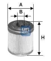 Фільтр оливний (СПЕЦВИКУП) UFI 2555300