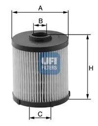 Топливный фильтр UFI 26.020.00