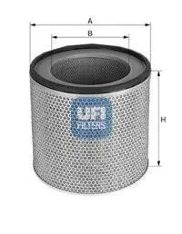 Фiльтр повітряний JCB d(mm)=174-108 h(mm)=229 (СПЕЦВИКУП) UFI 2702600