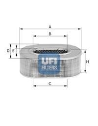 Фільтр повітряний UFI 27.604.00