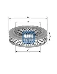 Фильтр воздушный opel kadett 1.0-1.3 --85, vw golf 1.1-1.3 --83, polo 0.9-1.3 --86 (СПЕЦВЫКУП) UFI 27.734.00