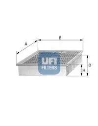 Повітряний фільтр UFI 30.929.00