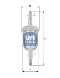 Паливний фільтр UFI 31.027.00