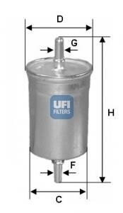 Паливний фільтр UFI 31.747.00