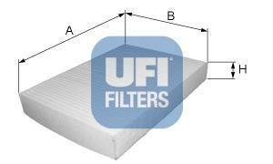 Фильтр салона UFI 53.006.00