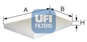 Фильтр салона UFI 53.095.00