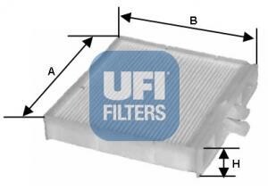 Фильтр салона (СПЕЦВЫКУП) UFI 53.106.00