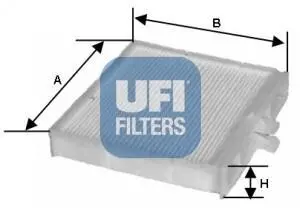 Фiльтр салону (СПЕЦВИКУП) UFI 53.106.00