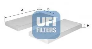 Фiльтр салону UFI 53.108.00