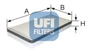 Фiльтр салону UFI 53.162.00