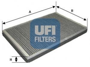 Фiльтр салону UFI 54.169.00