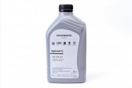 Олива Special G 5W-40, 1л, 502.00/505.00 VAG GS55502M2