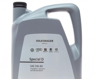 Олива Special D SAE 5W40 (5 Liter) VAG GS55505M4