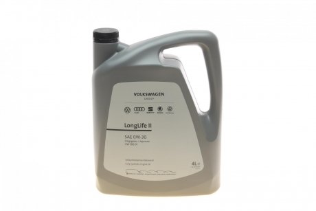 Масло LongLife II SAE 0W30 (4 Liter) VAG GS60183M3