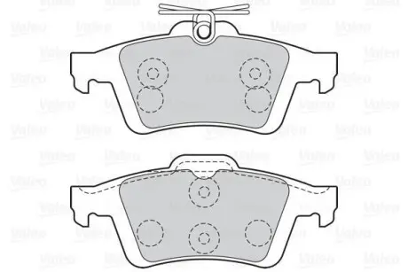 Гальмівні колодки дискові FORD/VOLVO C-Max/Focus/C30/C70/S40/V40/V50 "1,0-2,5 "R "03>> Valeo 301019