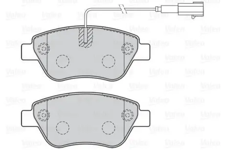 Гальмівні колодки дискові ALFA/CITROEN/FIAT/PEUGEOT Nemo/Punto/Linea/Bipper "1,2-1,9 "F "01>> Valeo 301051