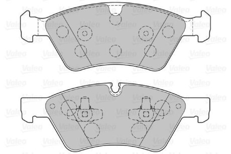 Гальмівні колодки дискові MERCEDES GL-Class/M-Glass/R-Class "3,0-5,0 "F "05>> Valeo 301107