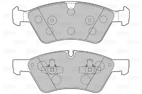 Гальмівні колодки дискові MERCEDES GL-Class/M-Glass/R-Class "3,0-5,0 "F "05>> Valeo 301107