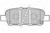 Гальмівні колодки First INFINITI/NISSAN/RENAULT G/Juke/Koleos "R "05>> Valeo ="301148" (фото 1)