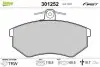 Гальмівні колодки дискові SEAT/VW Cordoba/Ibiza/Toledo/Caddy/Golf/Passat/Vento &quot;1,4-2,9 &quot;F &quot;88-04 Valeo 301252 (фото 1)
