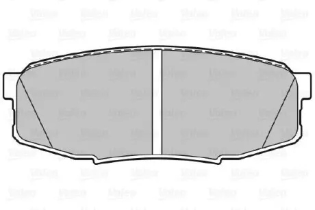 Гальмівні колодки дискові TOYOTA LandCruiser200 "4,5-4,7 "R "08>> Valeo 301340