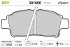 Гальмівні колодки дискові TOYOTA Yaris "1,0-1,4 "F "99-05 Valeo 301606 (фото 1)