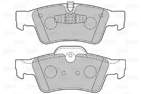 Гальмівні колодки дискові MERCEDES GL-Class/M-Class/R-Class "3,0-6,2 "R "05>> Valeo 301802