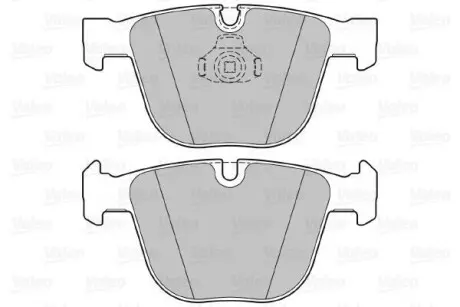 Гальмівні колодки дискові BMW 1/3/5/6/7/X5/X6 "3,0-6,0 "R "01>> Valeo 301820