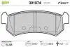 Гальмівні колодки дискові CHEVROLET/DAEWOO Lacetti/Nubira &quot;1,4-1,8 &quot;R &quot;04&gt;&gt; Valeo 301874 (фото 1)