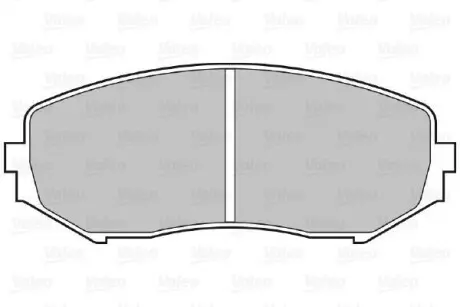 Гальмівні колодки дискові SUZUKI GrandVitara "1,6-1,9 "F "05>> Valeo 301877