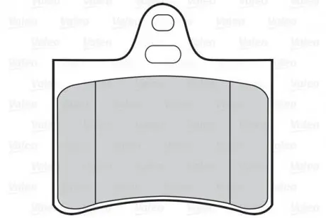 Гальмівні колодки дискові CITROEN C5 "1,6-3,0 "R "01-08 Valeo 302021