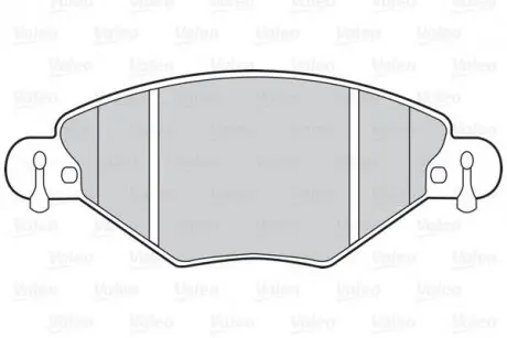 Гальмівні колодки дискові CITROEN C5 "1,6-2,0 "F "01-08 Valeo 302022