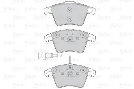 Гальмівні колодки дискові VW Multivan/Transporter "1,9-3,2 "F "03>> Valeo 302041