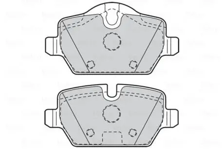 Гальмівні колодки First BMW 1/3 "R "04-13 Valeo ="302051"