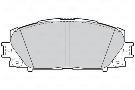 Гальмівні колодки First TOYOTA Yaris "F "05-20 Valeo ="302076"