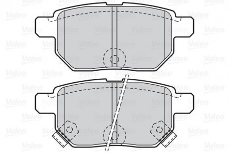 Гальмівні колодки дискові LEXUS/SUBARU/TOYOTA CT/Trezia/Auris/Corolla/Prius/Yaris "1,0-1,8 "R "05>> Valeo 302085