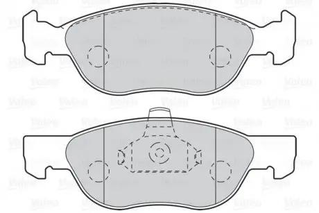 Гальмівні колодки дискові FIAT Punto/Punto Van "1,3-1,9 "F "99-09 Valeo 302104 (фото 1)