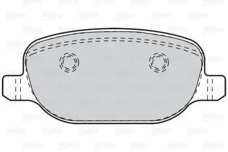Гальмівні колодки дискові ALFA/LANCIA 159/Brera/Spider/Thesis "1,8-3,2 "R "02-14 Valeo 302112