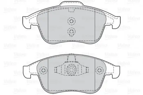 Гальмівні колодки дискові RENAULT Clio/GrandScenic/Laguna/Megane/Scenic "1,2-2,0 "F "07>> Valeo 302128