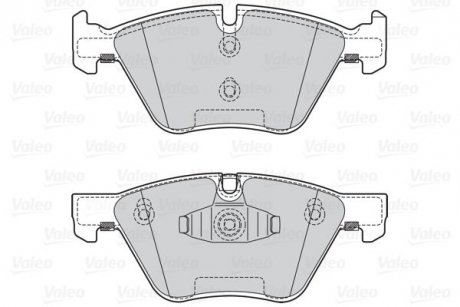 Гальмівні колодки дискові BMW 1/3 "1,6-3,0 "F "03-13 Valeo 302132