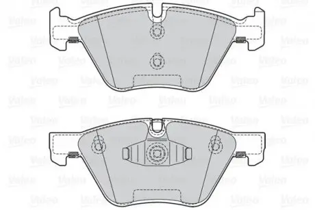 Гальмівні колодки дискові BMW 1/3 "1,6-3,0 "F "03-13 Valeo 302132