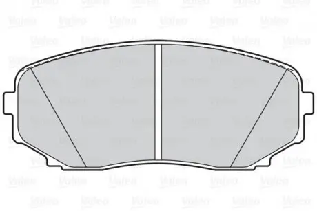 Гальмівні колодки дискові MAZDA CX-7/CX-9 "2,2-3,7 "F "07>> Valeo 302149