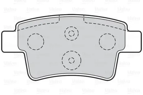 Гальмівні колодки дискові CITROEN C4Picasso "1,6-2,0 "06-13 Valeo 302214