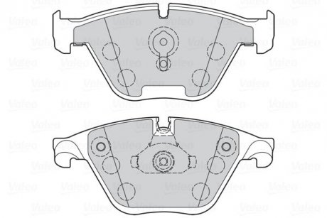 Гальмівні колодки дискові BMW 5/6/7 "F "04-18 Valeo 302273