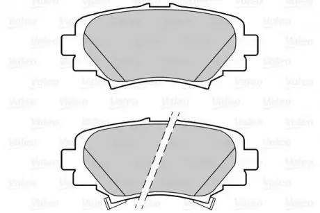 Гальмівні колодки дискові MAZDA 3 "1,5-2,2 "R "13>> Valeo 302288