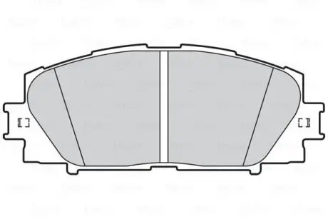Гальмівні колодки First TOYOTA/Lexus/Prius "F"09>> Valeo ="302334"
